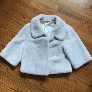 Calvin Klein fur coat!!